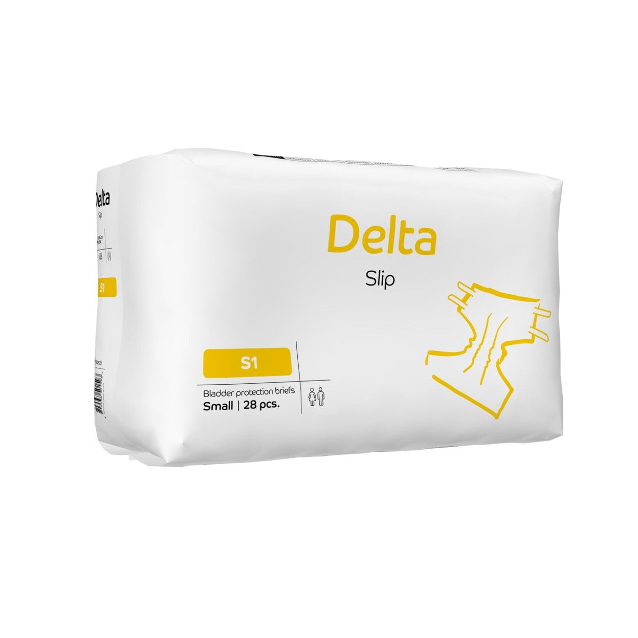 Abena - Couche adulte Delta Slip S1 - Sachet de 28 pièces