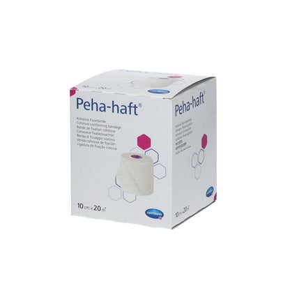 HARTMANN - Peha haft latex free 20 m - Bande de fixation élastique et cohésive
