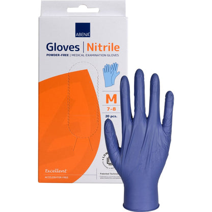 Abena -Gant d'examen en nitrile Excellent - Carton de 39 boites de 20 pièces