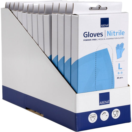 Abena -Gant d'examen en nitrile Excellent - 13 boite de 20 pièces