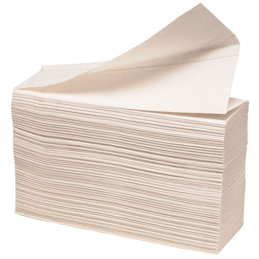 Abena - Essuie-mains W 22 x 34 cm - 2 plis blanc - Carton de 35 sachets