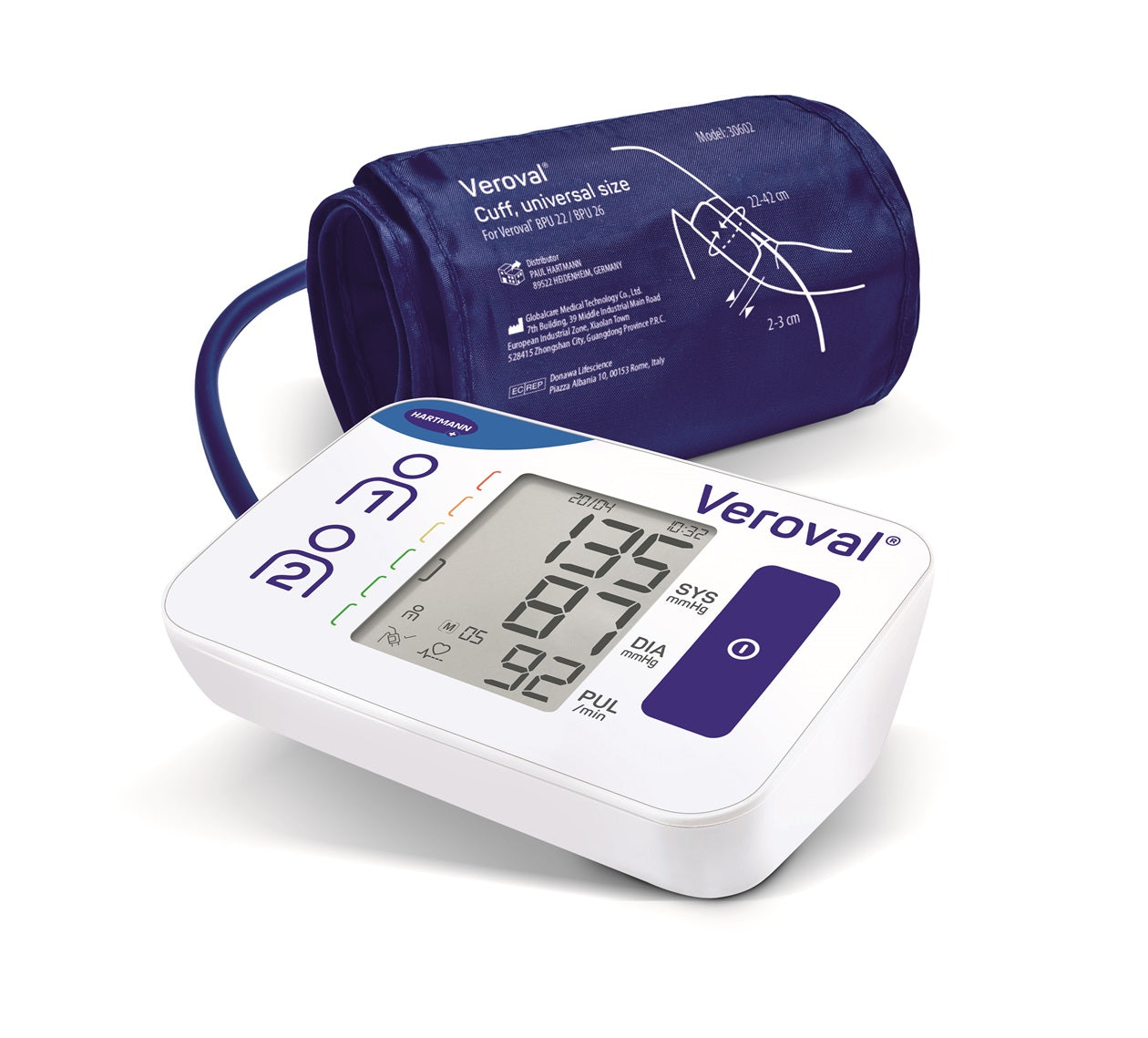 HARTMANN - Veroval compact + tensiomètre bras - carton de 8 pièces