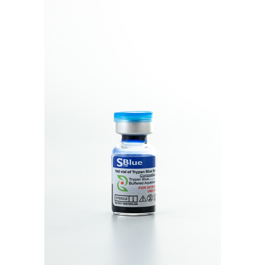 SIDAPHARM - Flacon de solutions ophtalmiques Bleu de Trypan - SidaBlue - Boite de 10 pièces