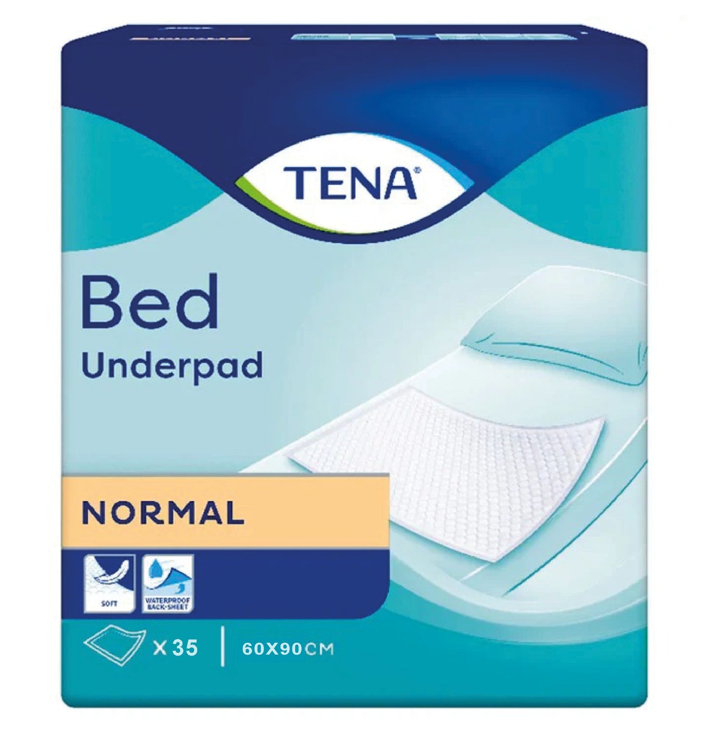 Tena - Alèses jetables Bed Normal - 60 X 90 cm - Carton de 140 pièces