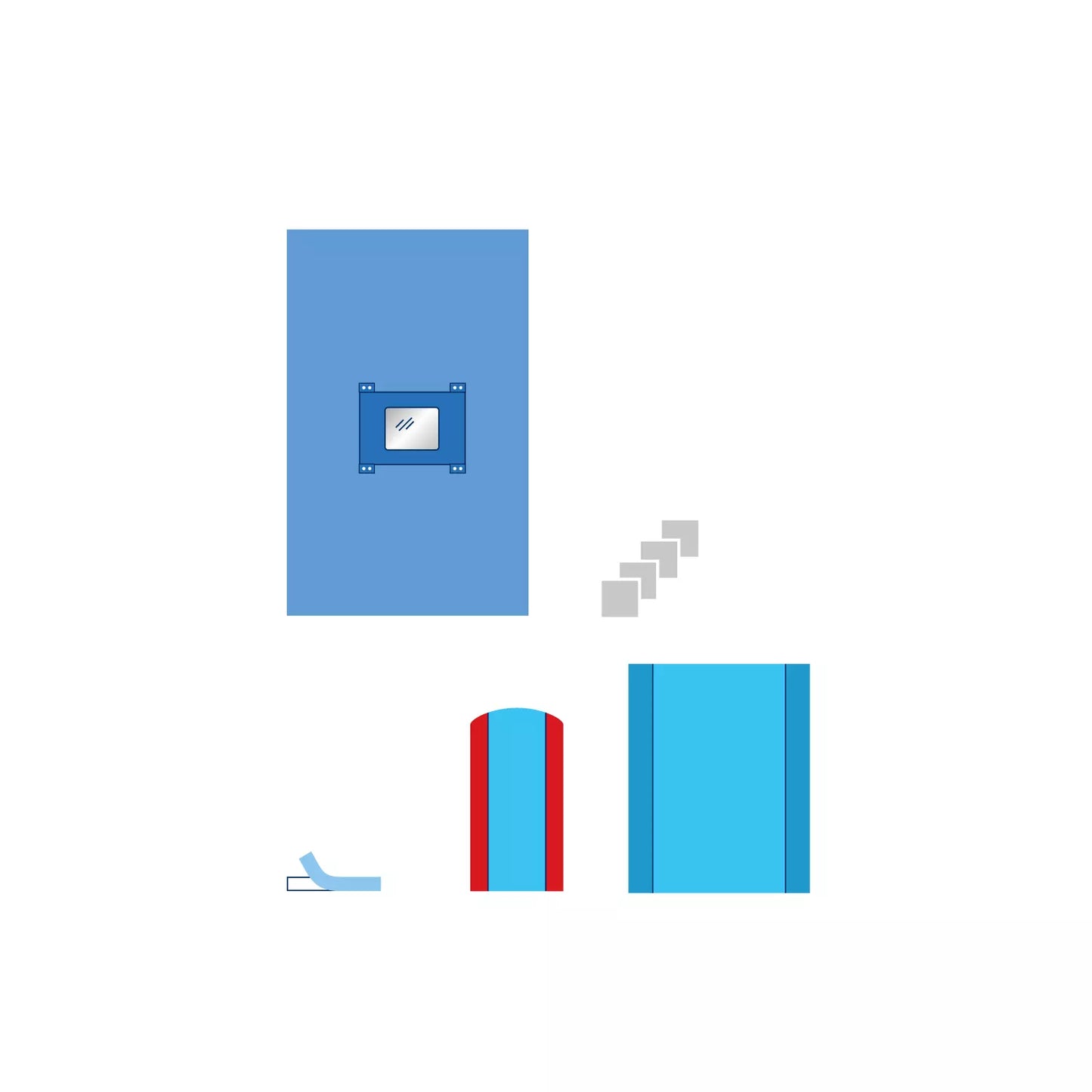 Kit de champ de chirurgie général ABDOMINAL SET 1-IF