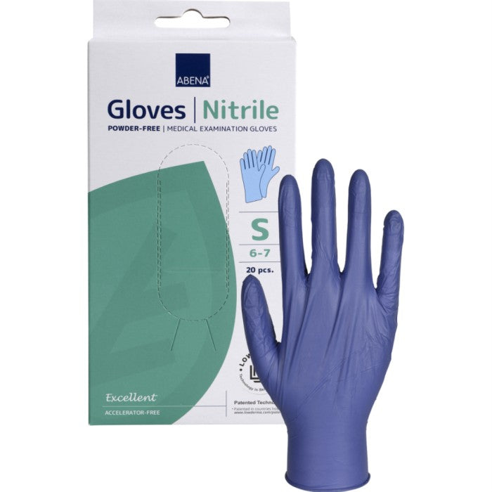 Abena -Gant d'examen en nitrile Excellent - Carton de 39 boites de 20 pièces