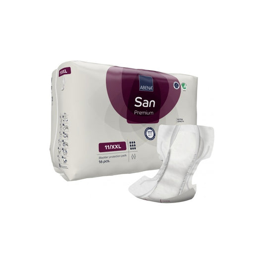 Abena - Protection urinaire anatomique San 11/XXL Premium, Nuit - Sachet de 16 pièces