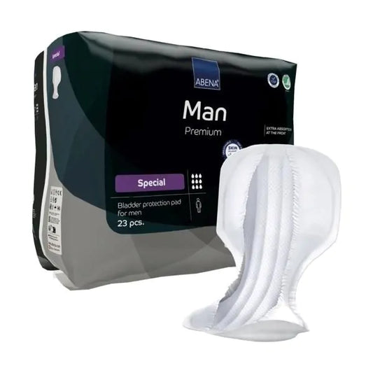 Abena - Protection urinaire anatomique homme - Man Special Premium - Sachet de 23 pièces