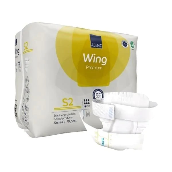 Abena Wing - Couche adulte avec ceinture premium - Niveau 2 - Sachet de 15 pièces