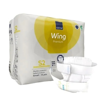 Abena Wing - Couche adulte avec ceinture premium - Niveau 2 - Sachet de 15 pièces