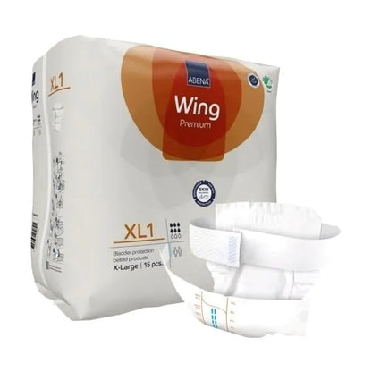Abena Wing - Couche adulte avec ceinture premium - Niveau 1 - Sachet de 15 pièces