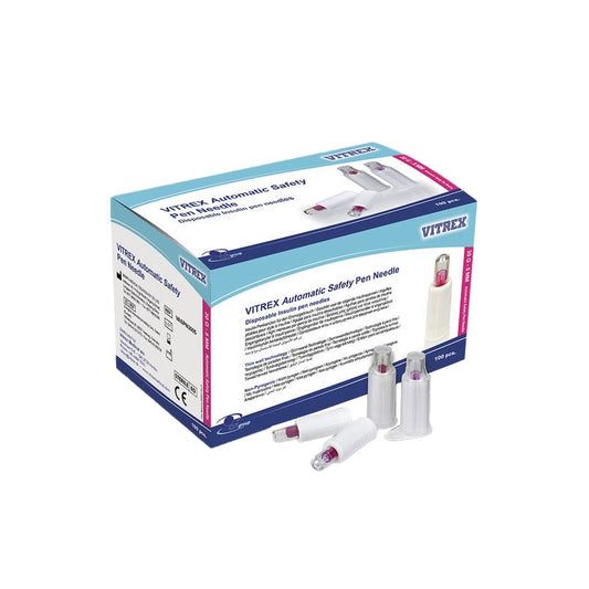 Aiguilles pour stylo à insuline sécurité automatiques - Boite de 100 pièces