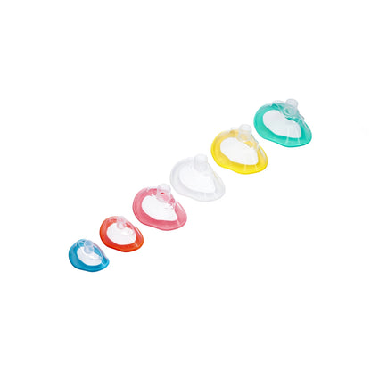 Masque anesthésique avec bord ouvert en polypropylène - Carton