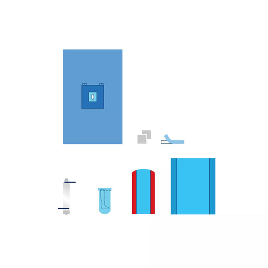 Kit d'arthroscopie stérile Comfort avec fenestration élastique renforcée - 1 Kit