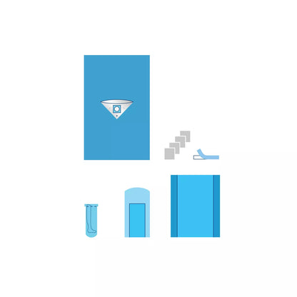 Kit d'arthroscopie stérile Standard avec fenestration élastique avec poche de récupération - 1 Kit