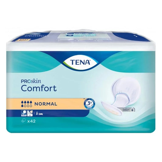 Tena - Protection urinaire anatomique comfort ProSkin normal - Sachet de 42 pièces