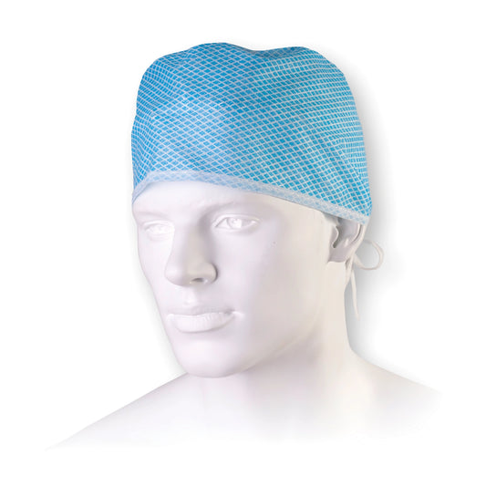 Bonnet médicale avec attaches - Boite de 100