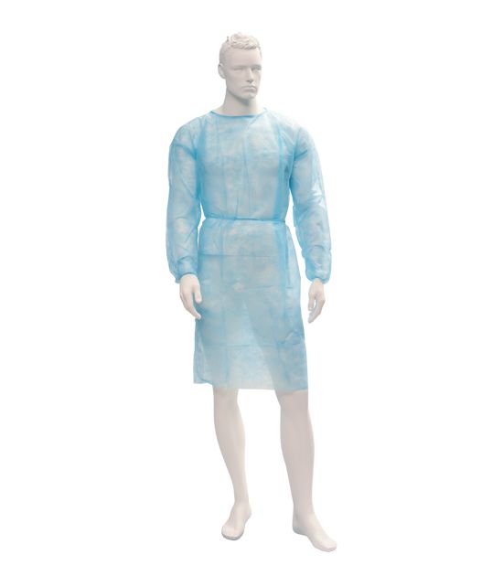 Abena - Blouse de protection en PP avec poignets élastiqués 110 x 135 cm - Carton de 10 boites de 10 pièces