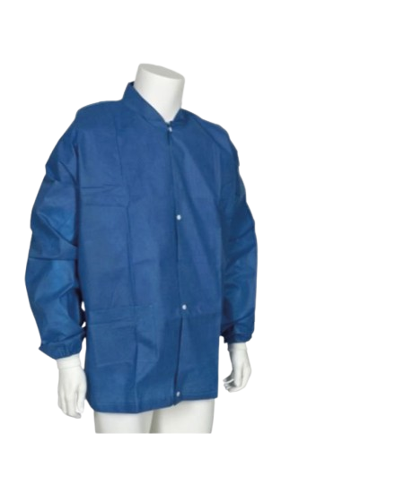 Abena - Blouson de bloc en SMS 40g/m² avec manches longues et poignets en jersey - 10 pièces