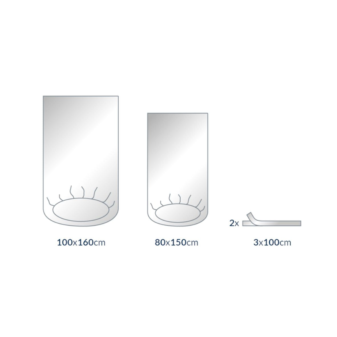 Ensemble de couvertures stériles pour arceau - 10 pièces