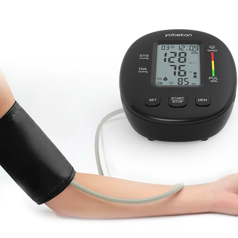 Tensiomètre à bras, moniteur Bp, sphygmomanomètre électronique numérique automatique