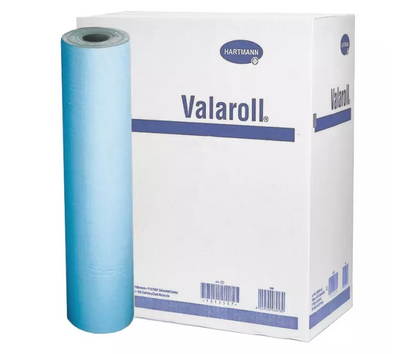 HARTMANN - ValaRoll - Drap d'examen Bleu plastifié 50 x 38 cm - 180 FTS - Lot de 6 Rouleaux