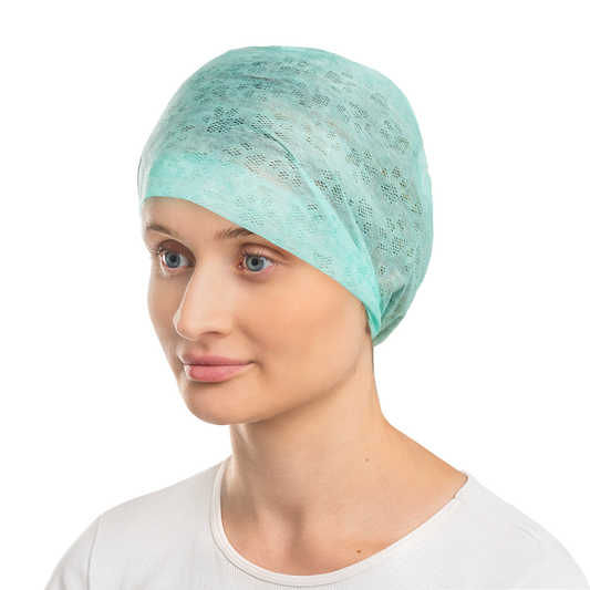 Zarys previoMedical - Casquette chirurgicale avec attaches ABI, non stérile - Carton de 6 conditionnements de 100