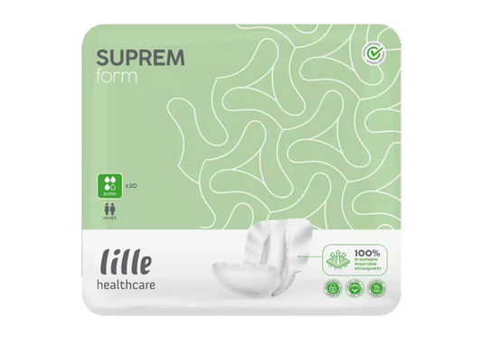 LILLE - Protection urinaire anatomique suprem Form - Super plus - Sachet de 20 pièces