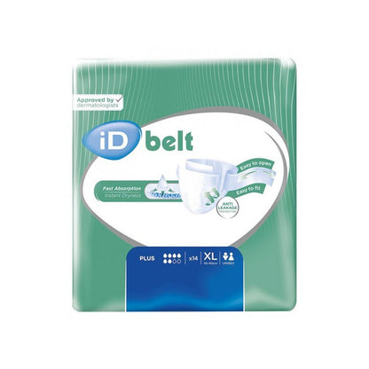 Ontex - Couches adultes à ceinture ID Belt Plus - Sachet de 14 pièces
