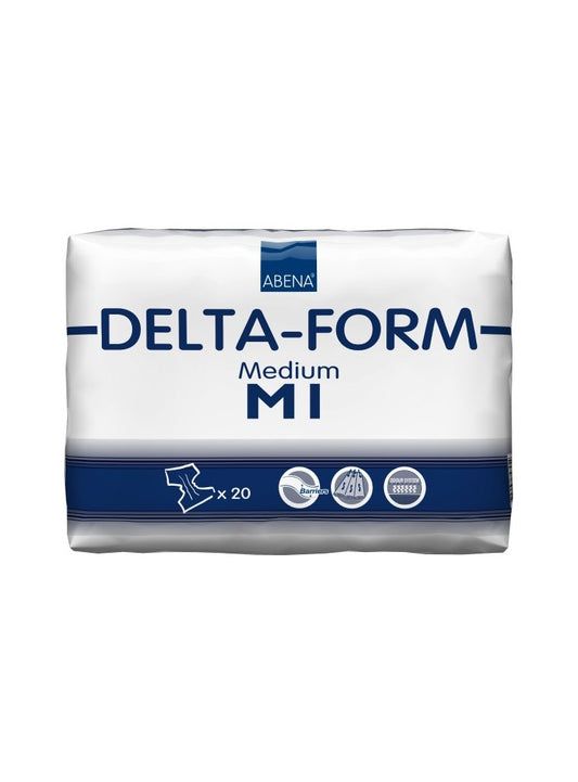 Abena - Couche adulte Delta-Form Niveau 1 - Medium - Sachet de 20 pièces
