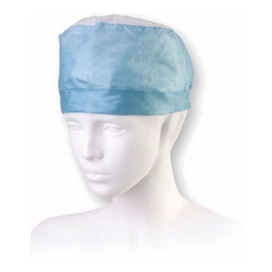 Bonnet médical avec élastiques - Boite de 100 pièces