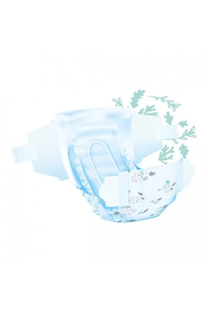 Moltex - Pure&Nature - Couche bébé - Junior - 11/25kg - Sachet de 25 pièces