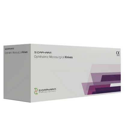 Sidapharm - Couteaux microchirurgicaux ophtalmiques crescent - Boite de 10 pièces