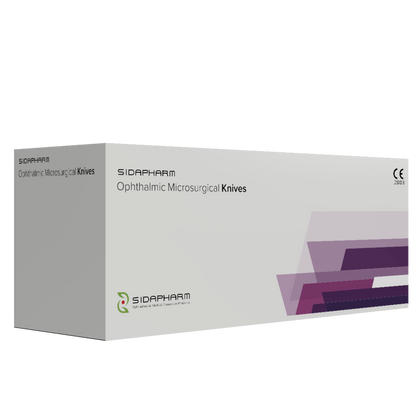 Sidapharm - Couteaux microchirurgicaux ophtalmiques droits - Boite de 10 pièces