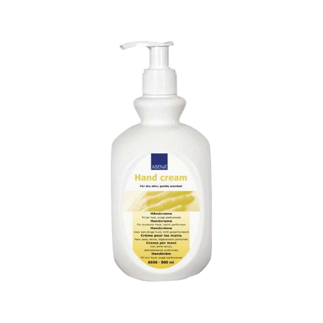 Abena - Crème pour les mains parfumée 500ml -Carton de 6 pièces