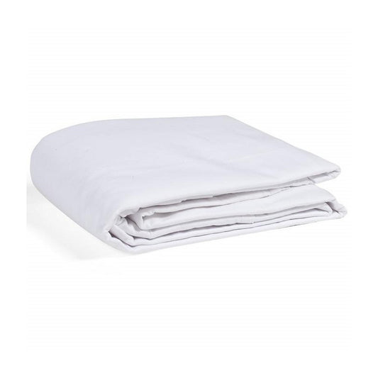 Abena - Drap de plat à usage unique en coton 160x280 cm - Blanc - Carton de 10 sachets de 10 pièces