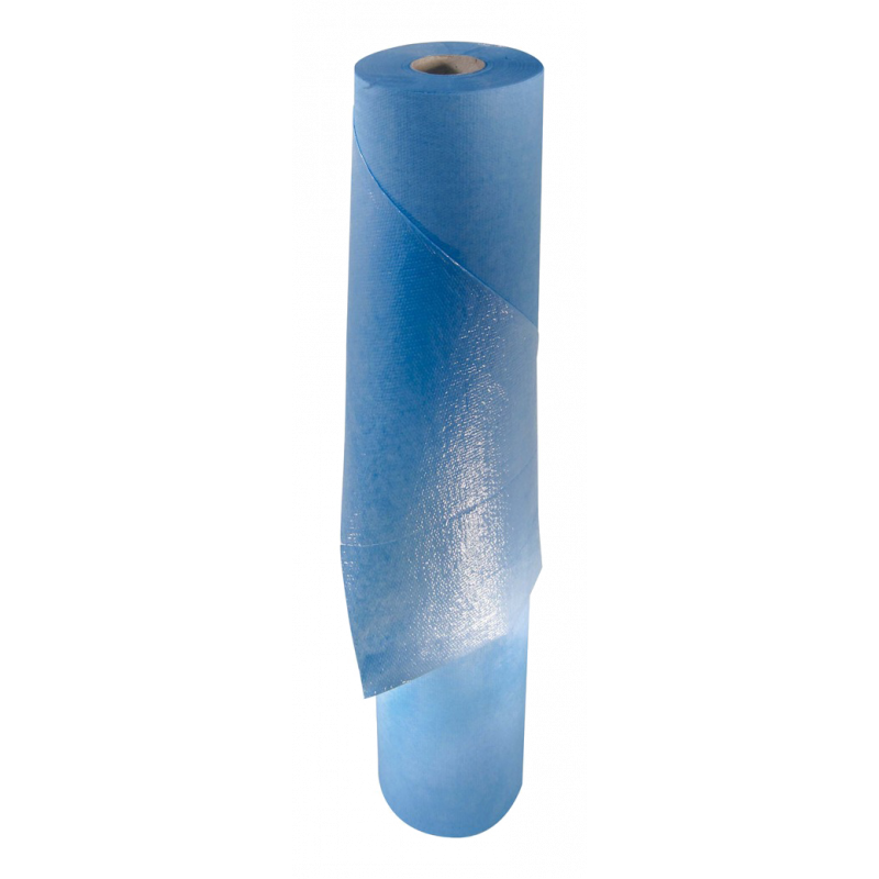 HARTMANN - ValaRoll - Drap d'examen Bleu plastifié 50 x 38 cm - 180 FTS - Lot de 6 Rouleaux