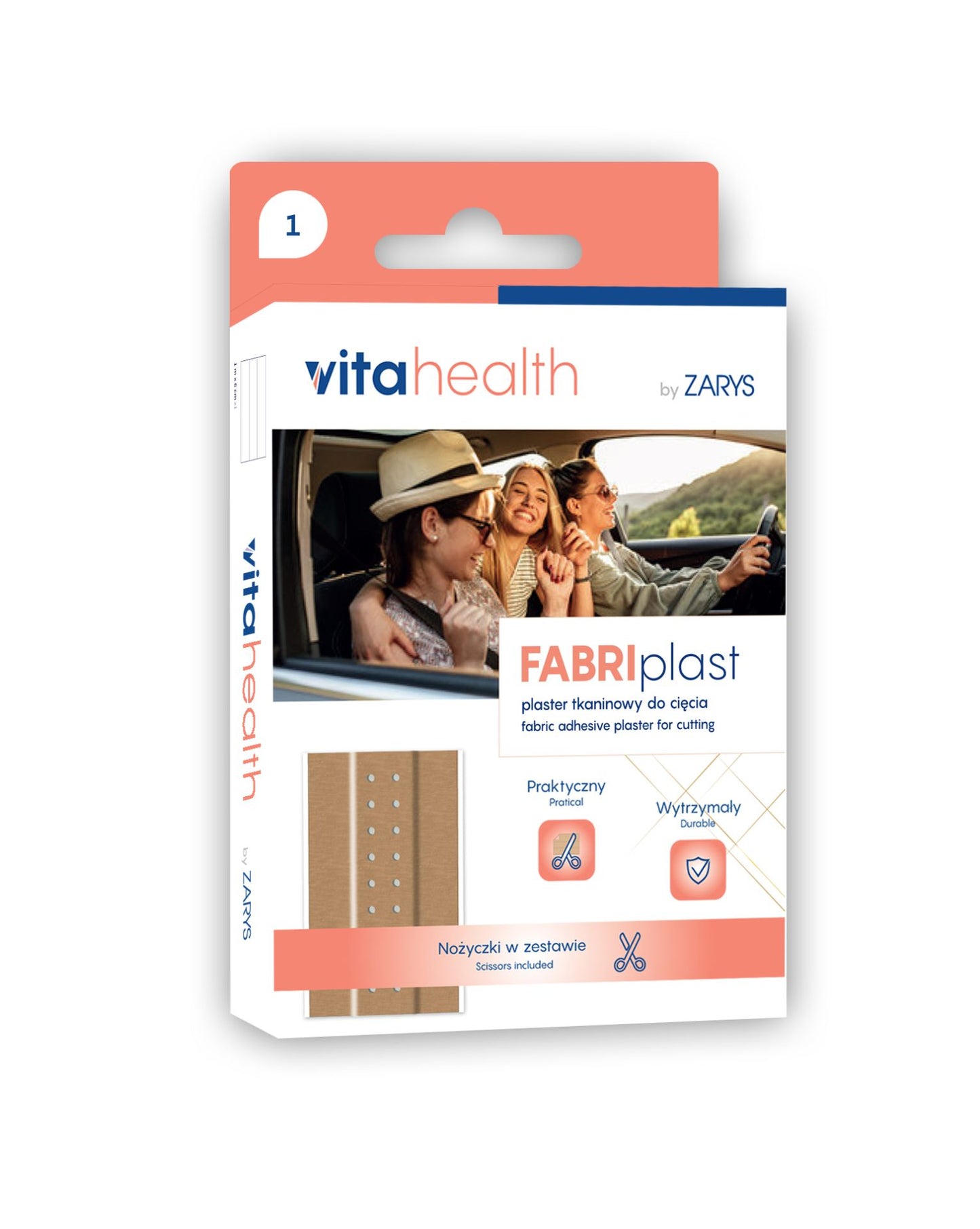 Sparadrap en tissu pour découpe non stérile - Carton de 60 pièces