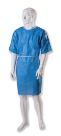 Zarys previoMedical - Blouse de patient pour la salle d'opération, non stérile - Carton de 10 conditionnements de 10
