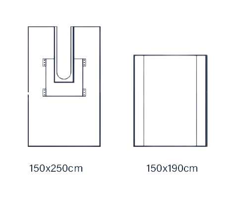 Kit d'orthopédique stérile standard plus 150cm x 250cm - 1 pièce