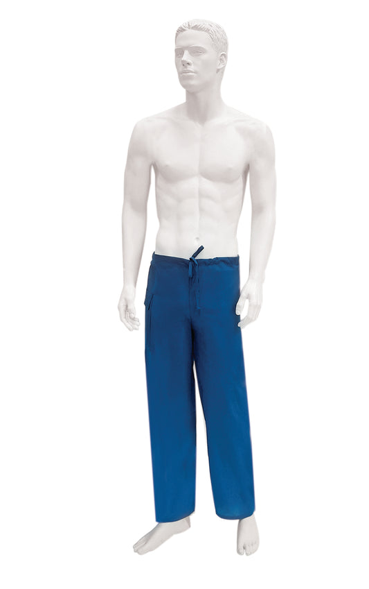 Zarys previoMedical - Trousers pour salles d'opération, non stérile bleu XS - Carton de 50 unités