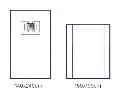 Zarys - champ opératoire ophtalmique avec fenestration et pochette de collecte renforcée 140cm x 240cm - 36 pièces