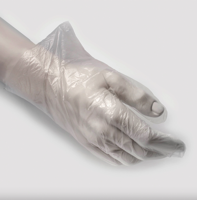 Gants en PE non stériles à  usage unique - Boite de 100