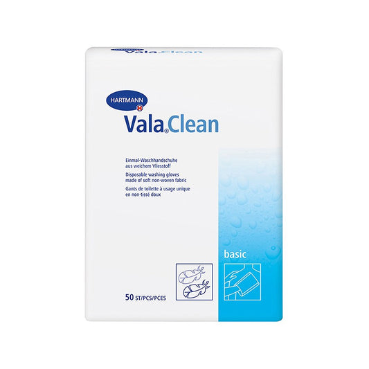 HARTMANN - Valaclean Normal - Gants de toilette molletonné - Boite de 50 pièces