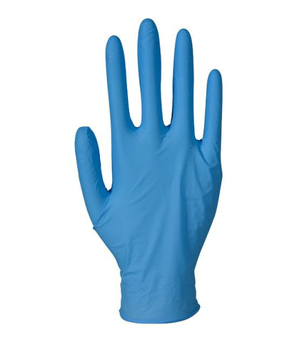 Abena - Gants d'examen nitrile en bleu non poudrés 300mm - Excellent -Carton de 10 Boites de 100 pièces