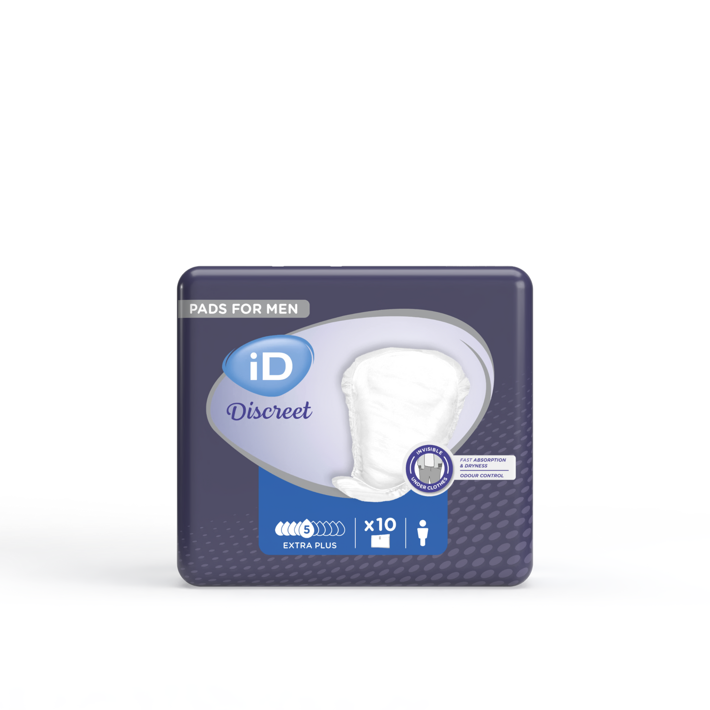 Ontex - Protection urinaire absorbante iD Discreet light for men Extra Plus - Sachet de 10 pièces - visuel 2