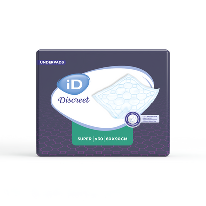 Ontex - Alèse absorbante iD Discreet Underpads Super 60x90 - Sachet de 30 pièces - visuel 2