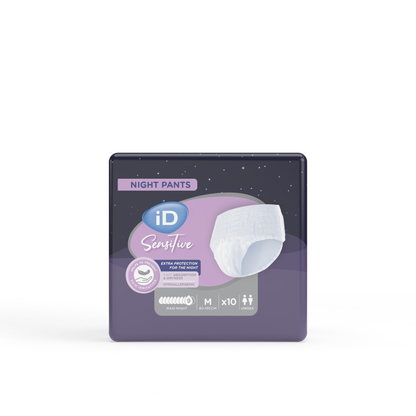 Ontex - Culotte absorbante iD Sensitive Pants Maxi Night M - Sachet de 10 pièces - visuel 3