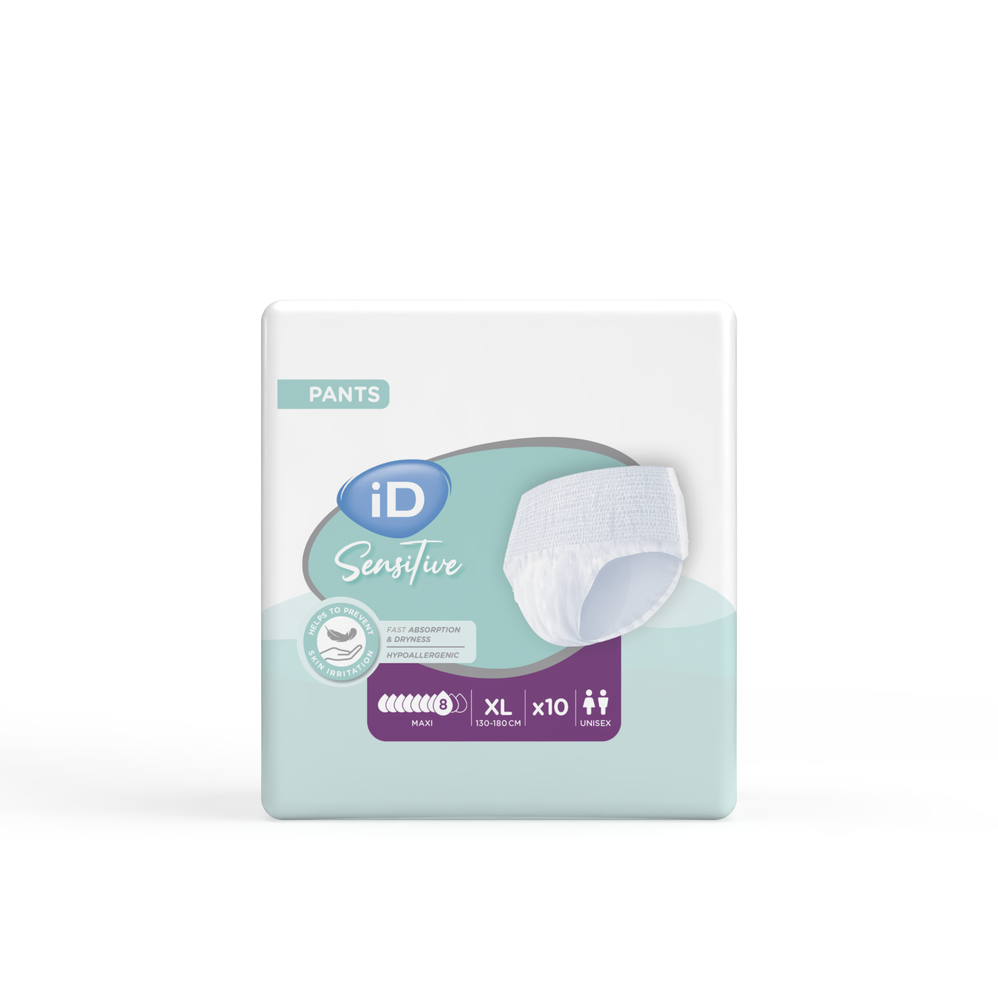 Ontex - Culotte absorbante iD Sensitive Pants Maxi XL - Sachet de 10 pièces - visuel 3