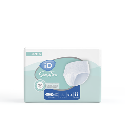 Ontex - Culotte absorbante iD Sensitive Pants Extra Plus S - Sachet de 14 pièces - visuel 3